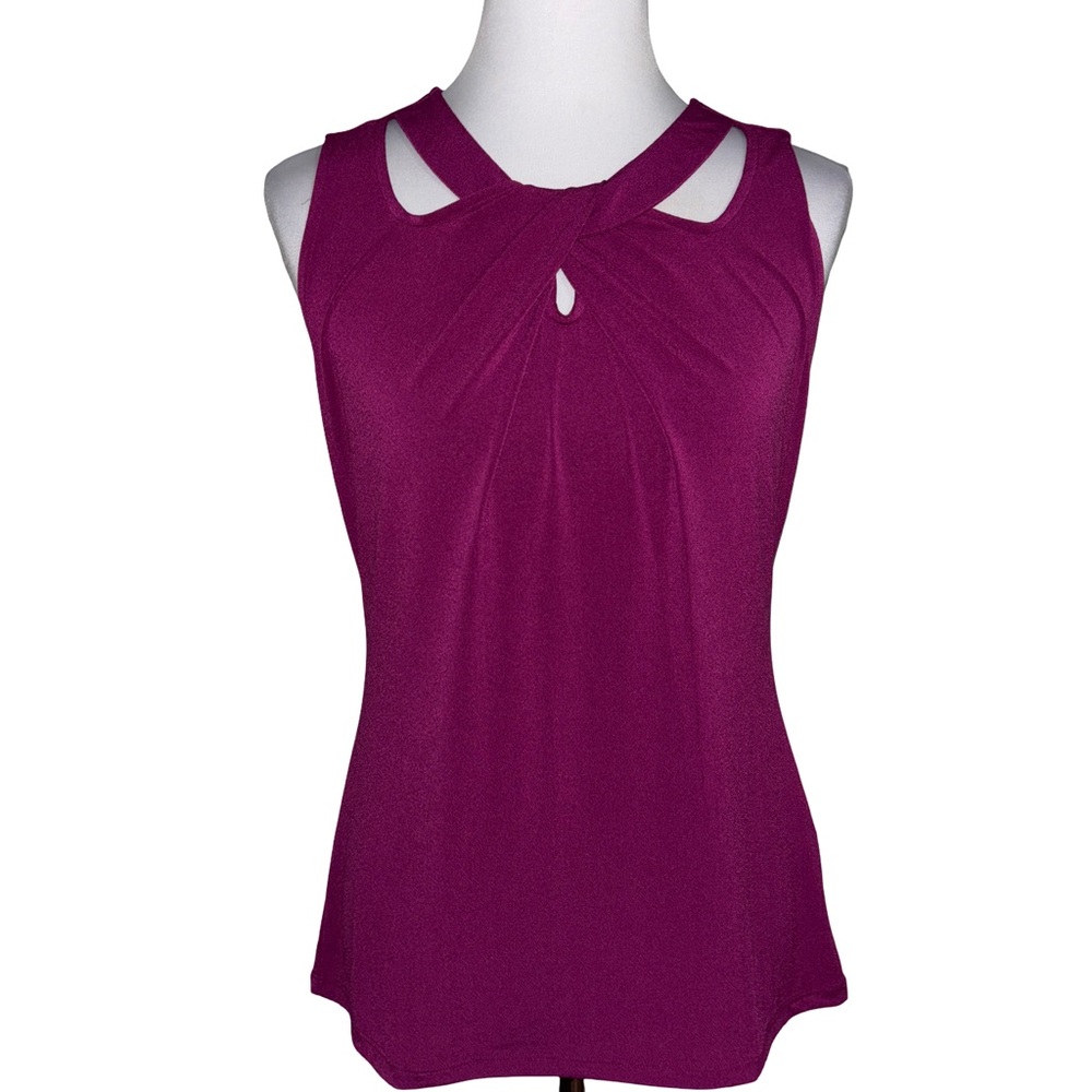 41 Hawthorn Magenta Sleeveless Blouse